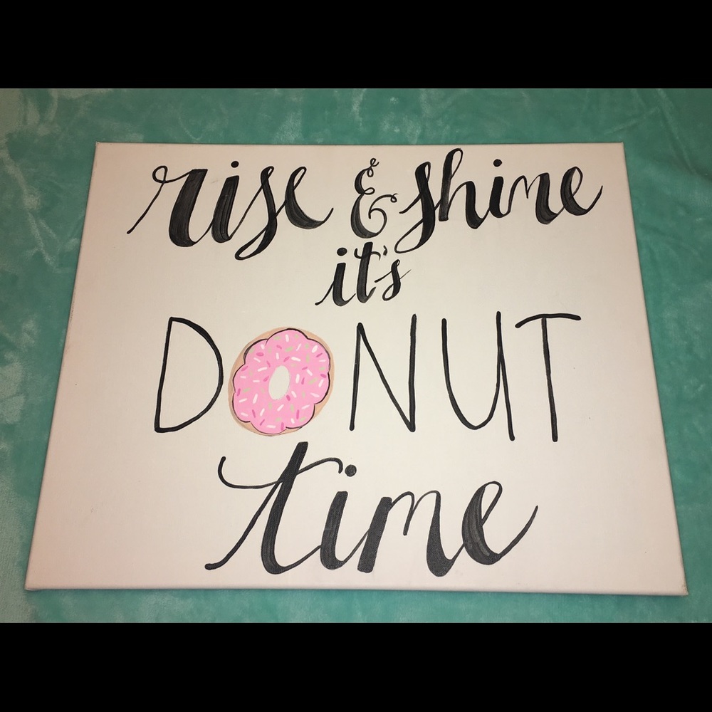 🍩 Donut Time Canvas Painting 🍩
